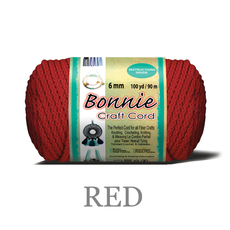 6mm Bonnie Braid 100 yard Macrame Cord