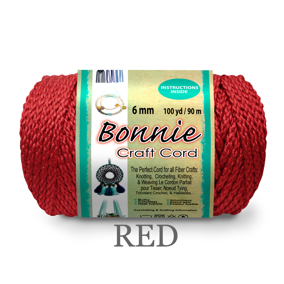 6mm Bonnie Braid 100 yard Macrame Cord