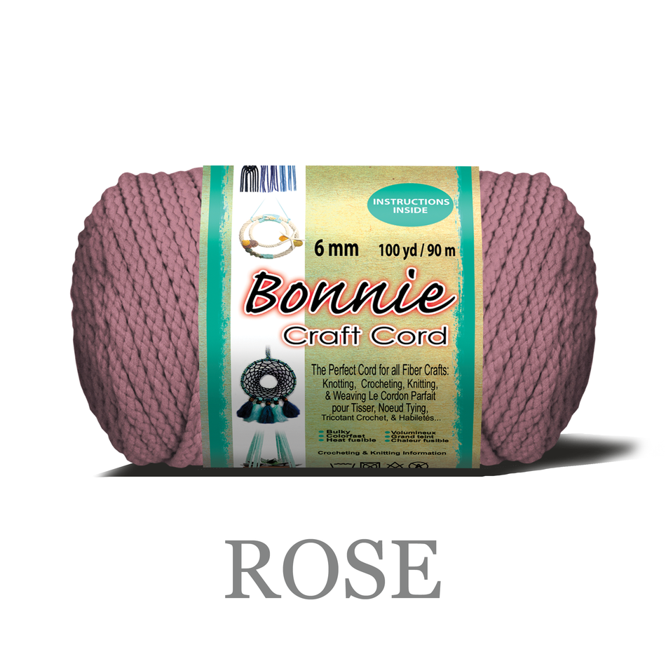 6mm Bonnie Braid 100 yard Macrame Cord