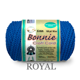 Bonnie Braid Macrame Cord 6mm, 100yd Spool, Braided Polypropylene, 43 Color Options, Wall Hangings, Plant Hangers, Home Decor