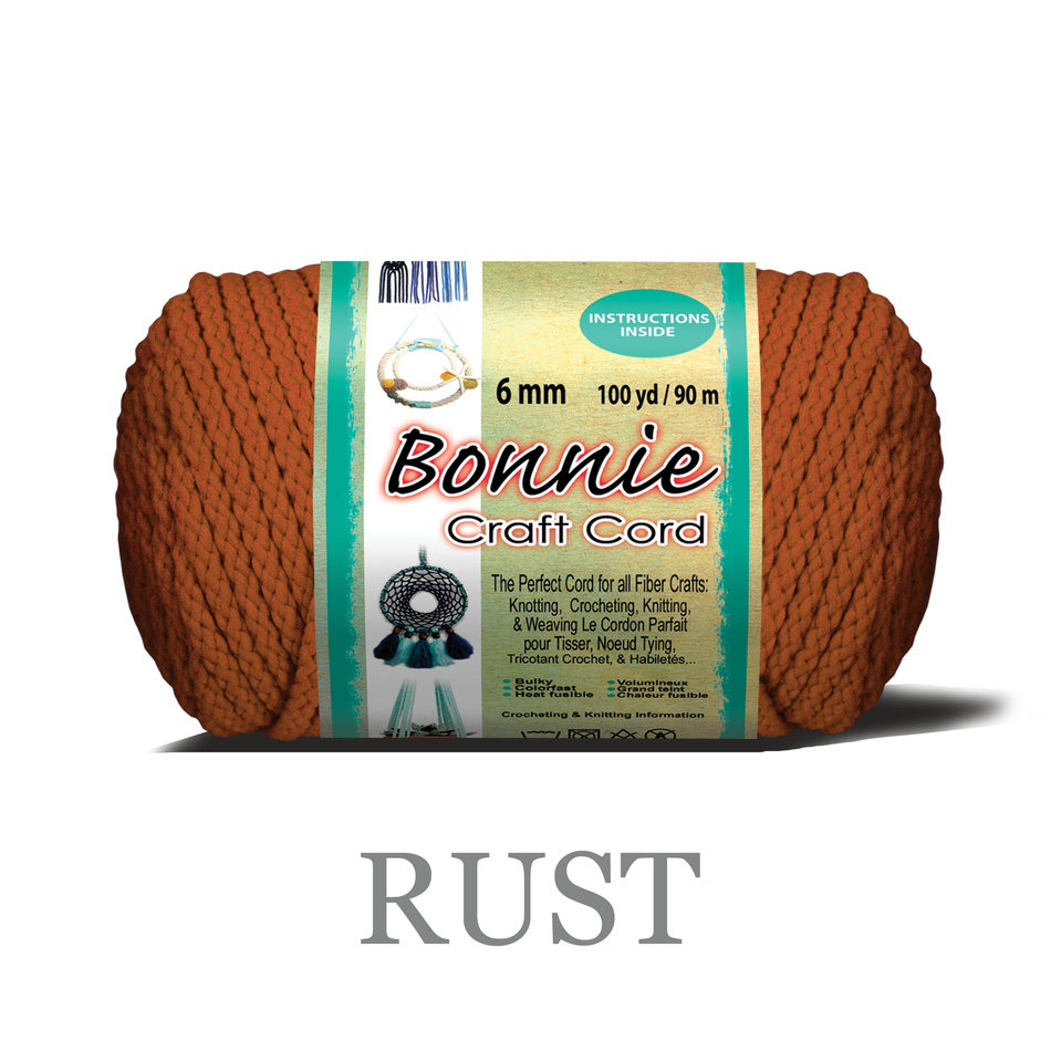 6mm Bonnie Braid 100 yard Macrame Cord