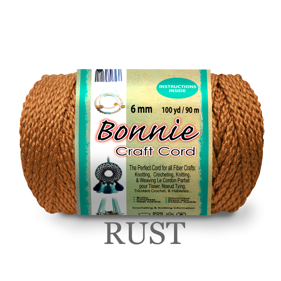 6mm Bonnie Braid 100 yard Macrame Cord