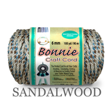 Bonnie Braid Macrame Cord 6mm, 100yd Spool, Braided Polypropylene, 43 Color Options, Wall Hangings, Plant Hangers, Home Decor