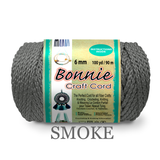 Bonnie Braid Macrame Cord 6mm, 100yd Spool, Braided Polypropylene, 43 Color Options, Wall Hangings, Plant Hangers, Home Decor
