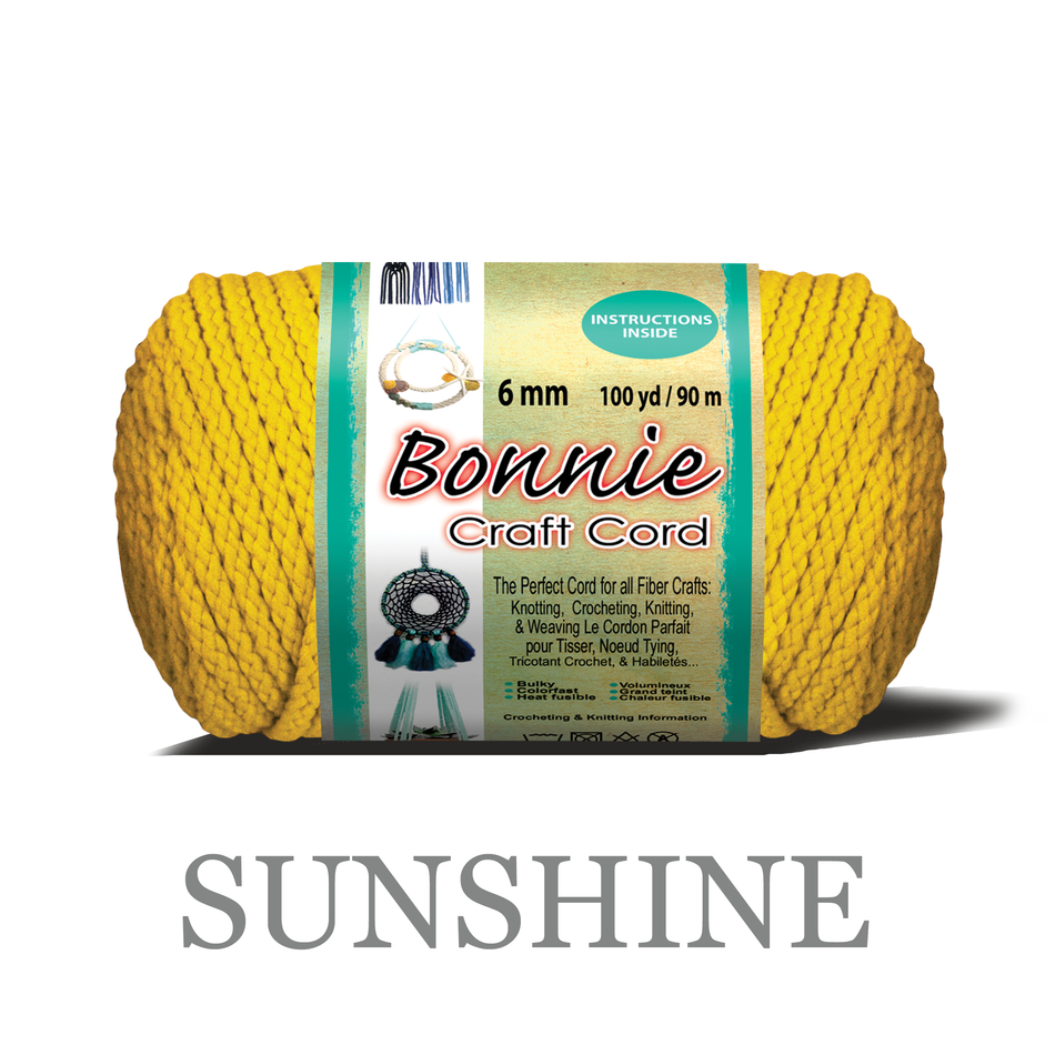 6mm Bonnie Braid 100 yard Macrame Cord