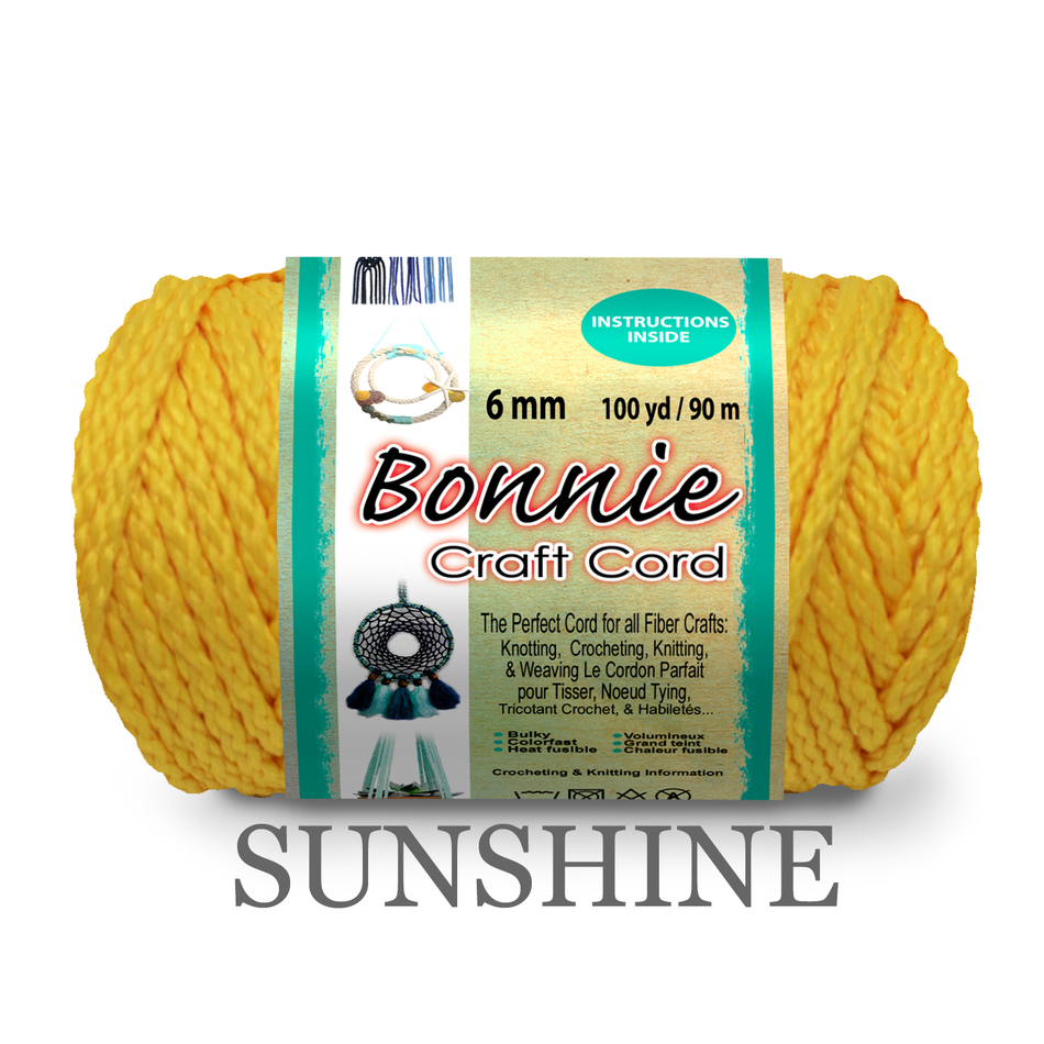 6mm Bonnie Braid 100 yard Macrame Cord