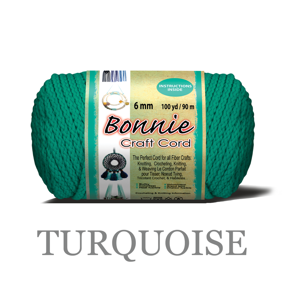 6mm Bonnie Braid 100 yard Macrame Cord
