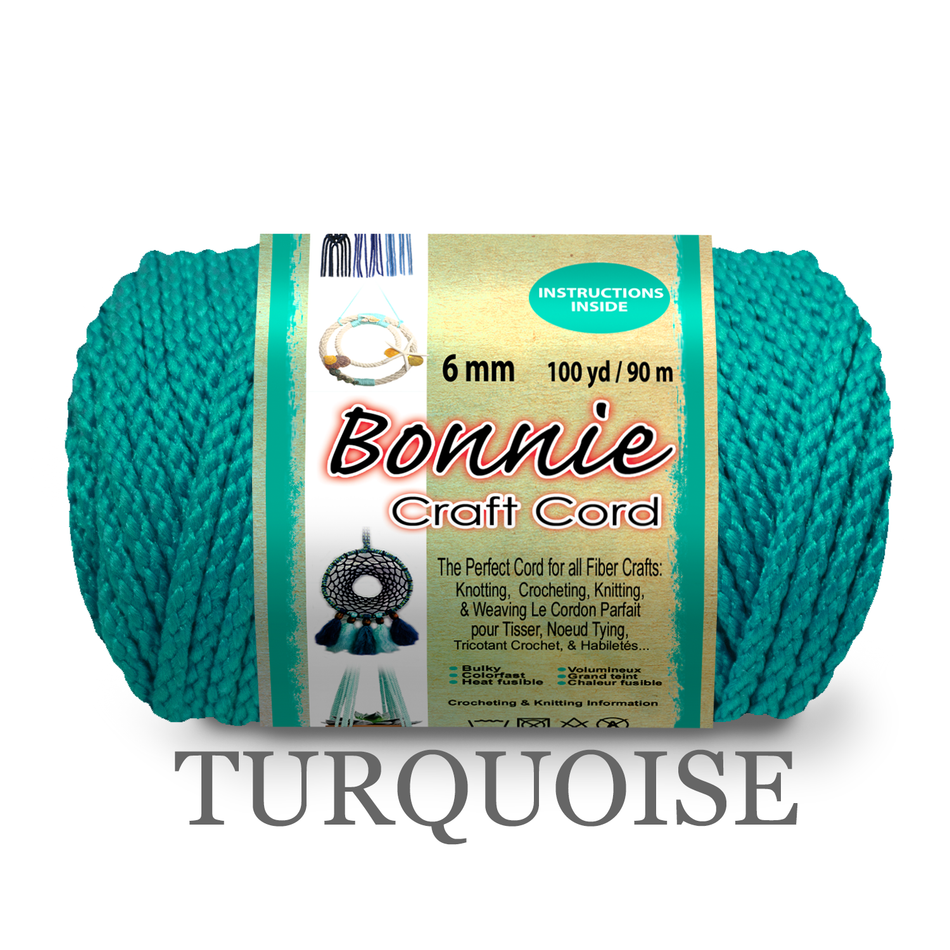 6mm Bonnie Braid 100 yard Macrame Cord