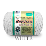 Bonnie Braid Macrame Cord 6mm, 100yd Spool, Braided Polypropylene, 43 Color Options, Wall Hangings, Plant Hangers, Home Decor