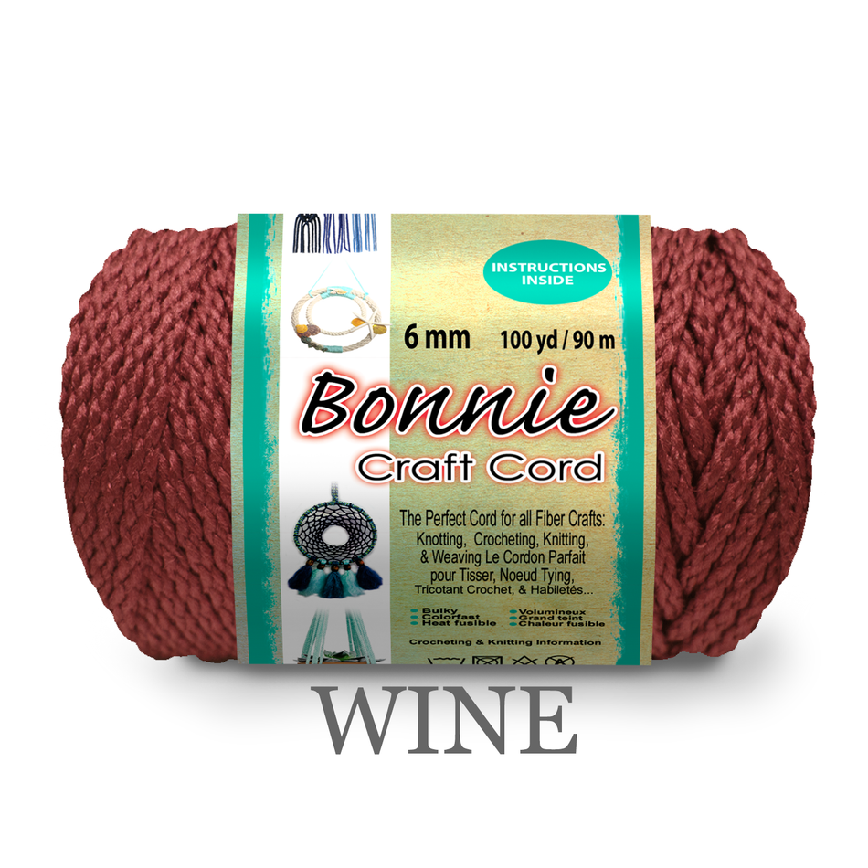 6mm Bonnie Braid 100 yard Macrame Cord