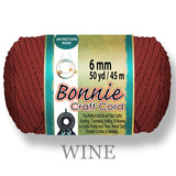 Macrame Cord 6mm x 50yd, Bonnie Braid, Polypropylene, 43 Color Options, Plant Hangers, Wall Hangings, Dreamcatchers