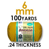 Bonnie Braid Macrame Cord 6mm, 100yd Spool, Braided Polypropylene, 43 Color Options, Wall Hangings, Plant Hangers, Home Decor