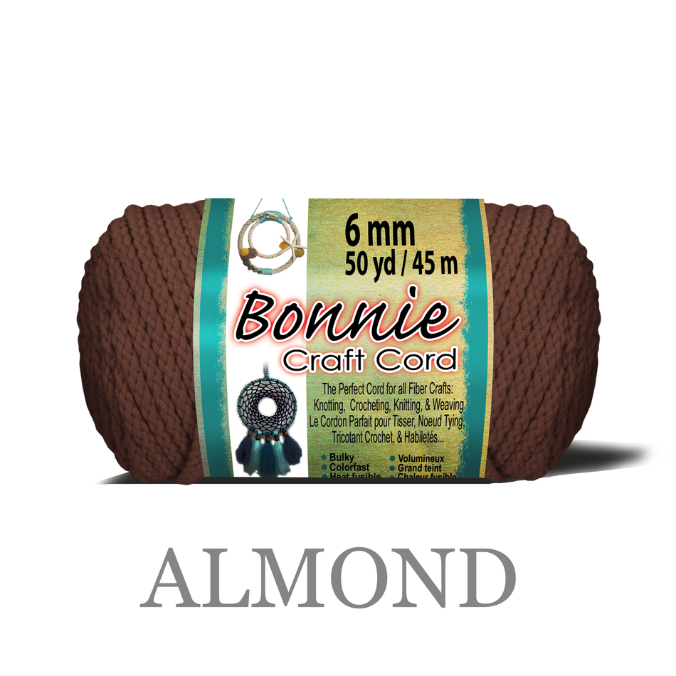 6mm Bonnie Braid 50 yard Macrame Cord