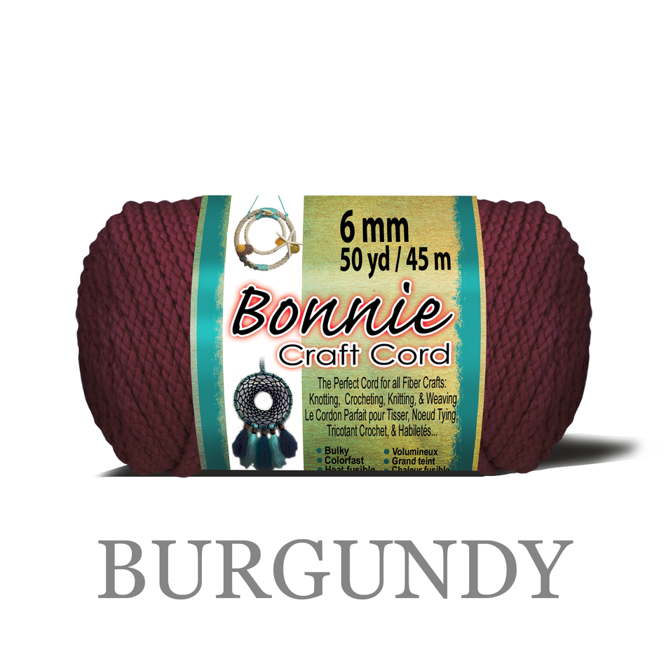 6mm Bonnie Braid 50 yard Macrame Cord