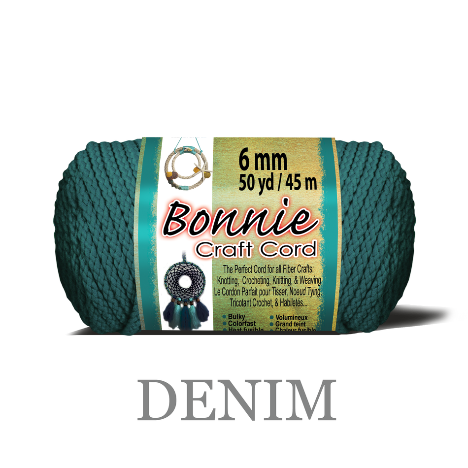 6mm Bonnie Braid 50 yard Macrame Cord