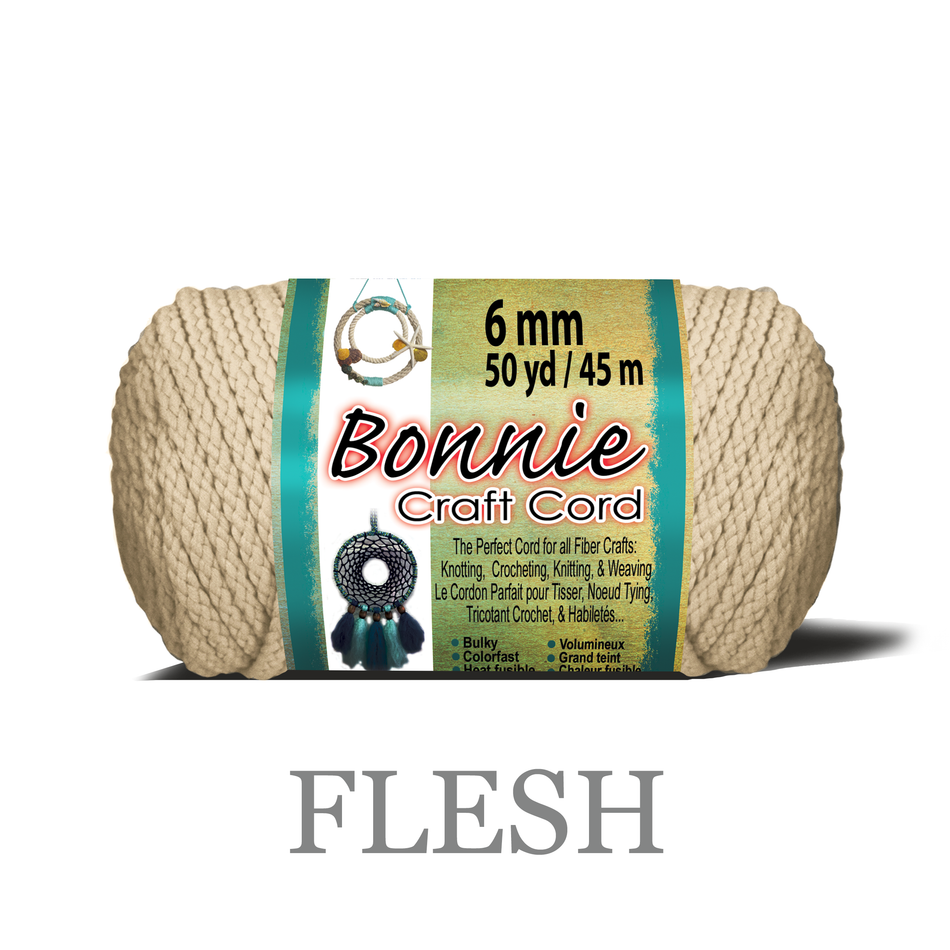 6mm Bonnie Braid 50 yard Macrame Cord