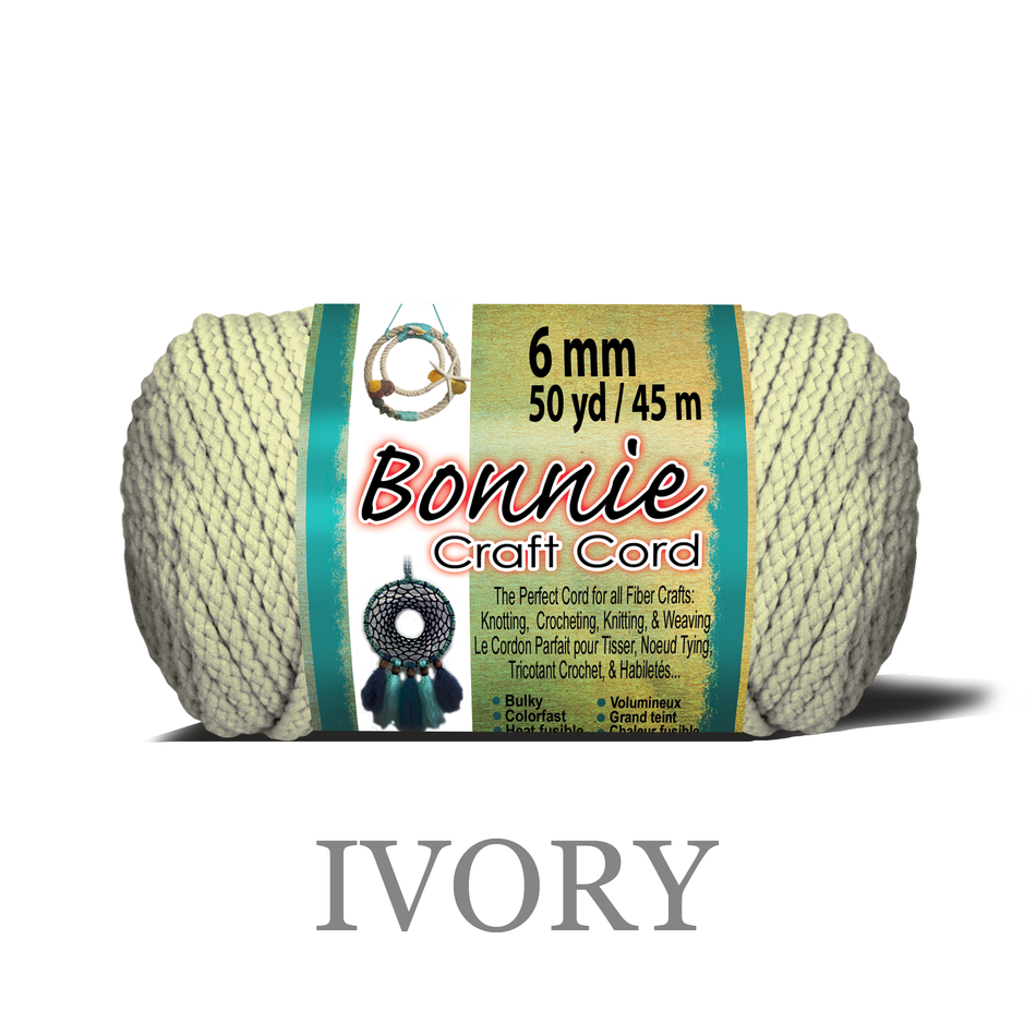 6mm Bonnie Braid 50 yard Macrame Cord