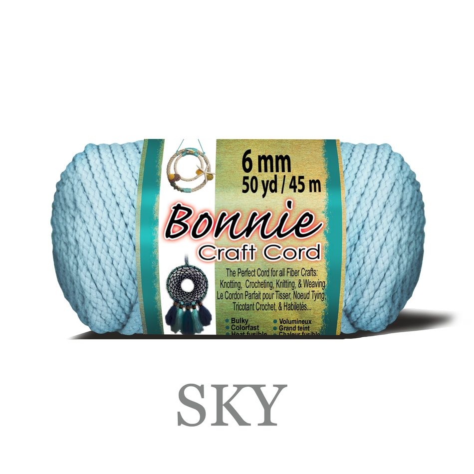 6mm Bonnie Braid 50 yard Macrame Cord