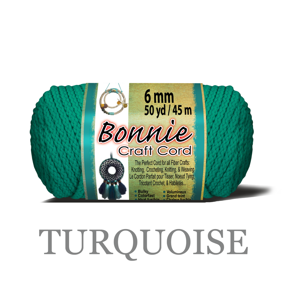 6mm Bonnie Braid 50 yard Macrame Cord