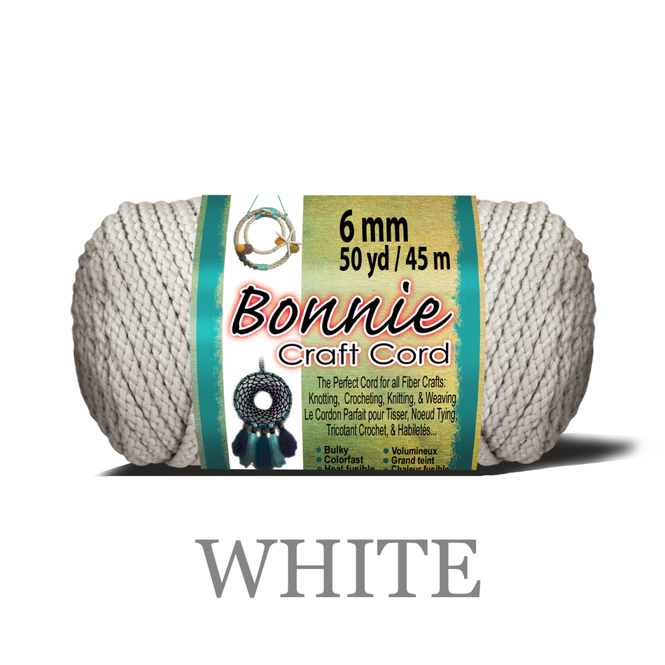 6mm Bonnie Braid 50 yard Macrame Cord