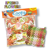 Polyester Loom Loops, 16 oz or 250-Count Packs, 4 Color Assortments, Potholder Loom, Kids Weaving, Jewelry Crafts