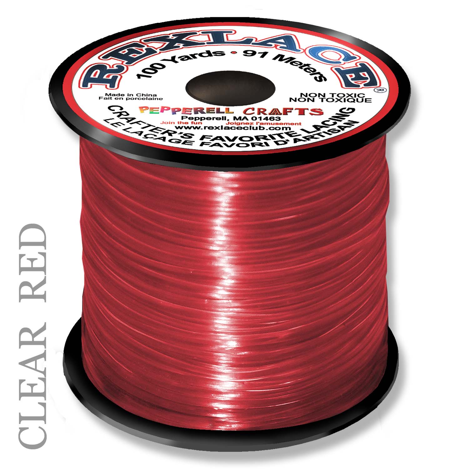 Rexlace Plastic Lacing 100 Yard (91 meter) Spool of PVC cording