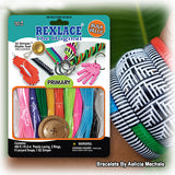 Rexlace Plastic Lacing Bulk Packs, 3 Color Assortments (Neon, Clear, Primary), Friendship Bracelets, Lanyards, Keychains
