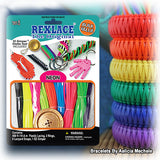 Rexlace Plastic Lacing Bulk Packs, 3 Color Assortments (Neon, Clear, Primary), Friendship Bracelets, Lanyards, Keychains