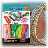 Rexlace Plastic Lacing Bulk Packs, 3 Color Assortments (Neon, Clear, Primary), Friendship Bracelets, Lanyards, Keychains