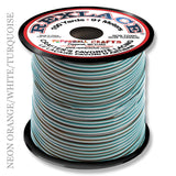 Treslace Three-Color Plastic Lacing, 6 Color Combos, Friendship Bracelets, Lanyards, Keychains, Kids Craft Projects