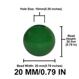 Round Wood Beads, 12mm to 38mm, 8 Color Options, Macrame Plant Hangers, Jewelry Making, Boho Wall Hangings