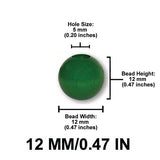 Round Wood Beads, 12mm to 38mm, 8 Color Options, Macrame Plant Hangers, Jewelry Making, Boho Wall Hangings