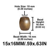 Barrel Wood Beads, 13mm or 16mm, 8 Color Options, Macrame Plant Hangers, Jewelry Making, Boho Wall Hangings