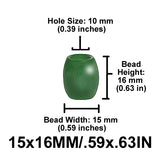 Barrel Wood Beads, 13mm or 16mm, 8 Color Options, Macrame Plant Hangers, Jewelry Making, Boho Wall Hangings