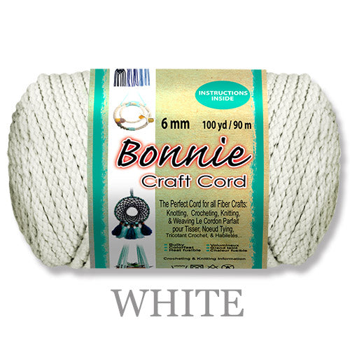 6mm Bonnie Braid cord 100 yards polypropylene macrame yarn