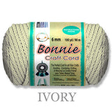 Bonnie Braid Macrame Cord 6mm, 100yd Spool, Braided Polypropylene, 43 Color Options, Wall Hangings, Plant Hangers, Home Decor