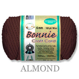 Bonnie Braid Macrame Cord 6mm, 100yd Spool, Braided Polypropylene, 43 Color Options, Wall Hangings, Plant Hangers, Home Decor