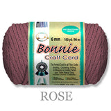 Bonnie Braid Macrame Cord 6mm, 100yd Spool, Braided Polypropylene, 43 Color Options, Wall Hangings, Plant Hangers, Home Decor