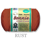 Bonnie Braid Macrame Cord 6mm, 100yd Spool, Braided Polypropylene, 43 Color Options, Wall Hangings, Plant Hangers, Home Decor