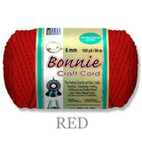 Bonnie Braid Macrame Cord 6mm, 100yd Spool, Braided Polypropylene, 43 Color Options, Wall Hangings, Plant Hangers, Home Decor