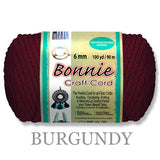 Bonnie Braid Macrame Cord 6mm, 100yd Spool, Braided Polypropylene, 43 Color Options, Wall Hangings, Plant Hangers, Home Decor