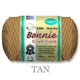Bonnie Braid Macrame Cord 6mm, 100yd Spool, Braided Polypropylene, 43 Color Options, Wall Hangings, Plant Hangers, Home Decor
