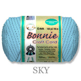 Bonnie Braid Macrame Cord 6mm, 100yd Spool, Braided Polypropylene, 43 Color Options, Wall Hangings, Plant Hangers, Home Decor