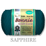 Bonnie Braid Macrame Cord 6mm, 100yd Spool, Braided Polypropylene, 43 Color Options, Wall Hangings, Plant Hangers, Home Decor