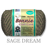 Bonnie Braid Macrame Cord 6mm, 100yd Spool, Braided Polypropylene, 43 Color Options, Wall Hangings, Plant Hangers, Home Decor