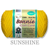 Bonnie Braid Macrame Cord 6mm, 100yd Spool, Braided Polypropylene, 43 Color Options, Wall Hangings, Plant Hangers, Home Decor