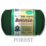 Bonnie Braid Macrame Cord 6mm, 100yd Spool, Braided Polypropylene, 43 Color Options, Wall Hangings, Plant Hangers, Home Decor