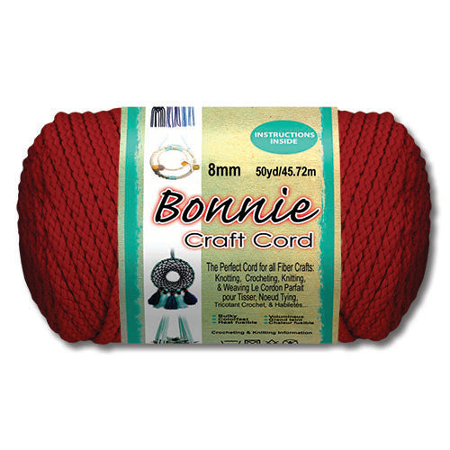 8mm Bonnie Braid cord 50 yards polypropylene macrame cord