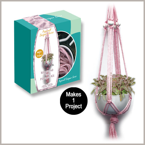 macrame plant hanger craft kit Modern Macrame Designer Series Craft Kits by Pepperell Braiding Co – Pepperell Crafts