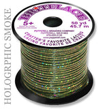 Britelace Holographic Flat Plastic Lacing, 9 Color Options, Friendship Bracelets, Keychains, Lanyards, Kids Crafts